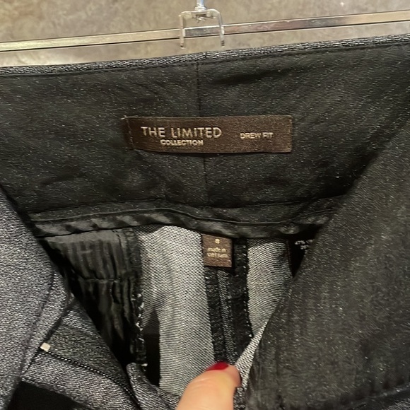 The Limited Grey Drew Fit Casual Bootcut Mid-Rise Trouser Size 8 - Picture 4 of 6